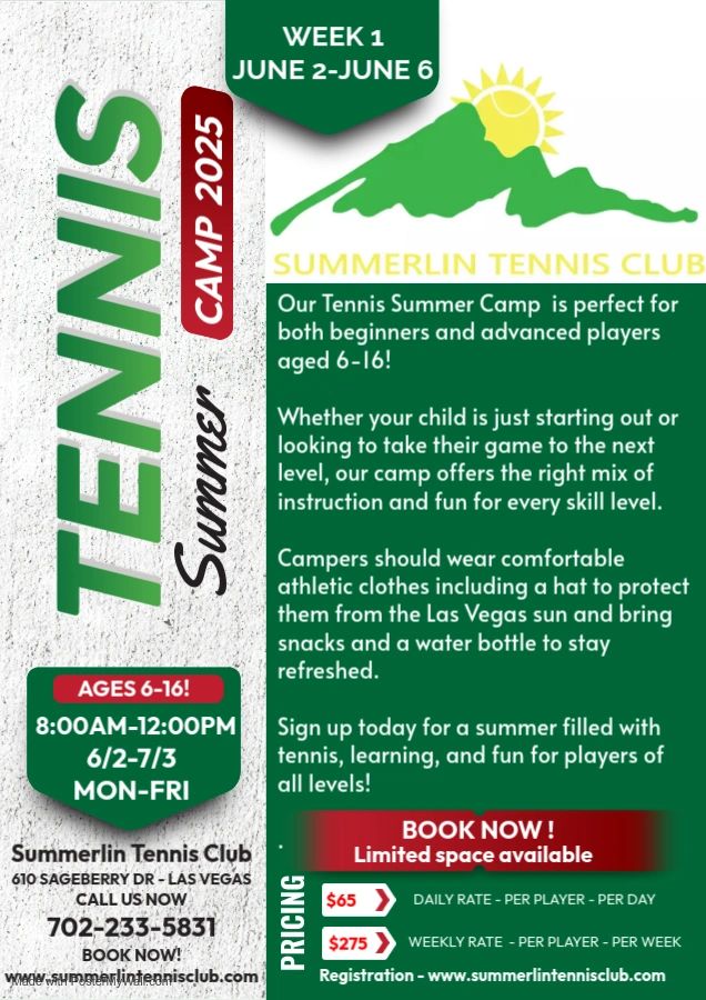 Tennis Camp Set, Blue